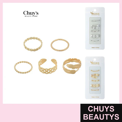 Set de Anillos Surtidos Modelos - Chuys Beautys | Chuys Beautys