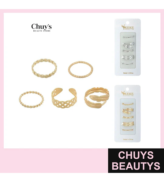 Set de Anillos Surtidos Modelos