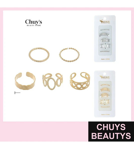 Set de Anillos Surtidos Modelos