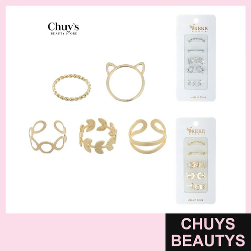 Set de Anillos Surtidos Modelos - Chuys Beautys | Chuys Beautys