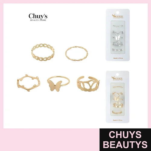 Set de Anillos Surtidos Modelos - Chuys Beautys | Chuys Beautys