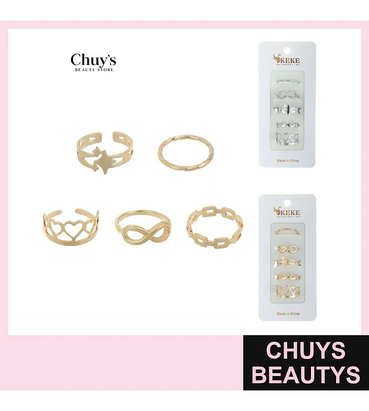 Set de Anillos Surtidos Modelos