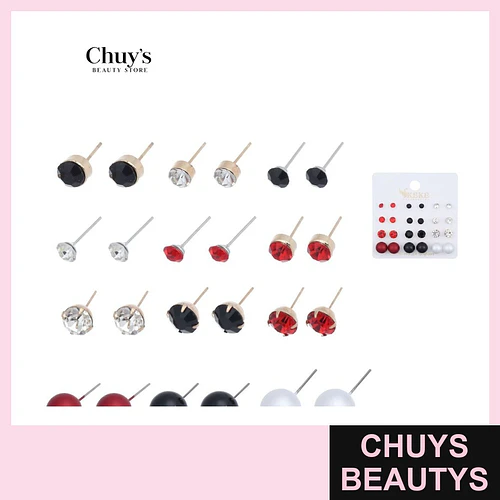 Pendientes 12PCS - Chuys Beautys | Chuys Beautys