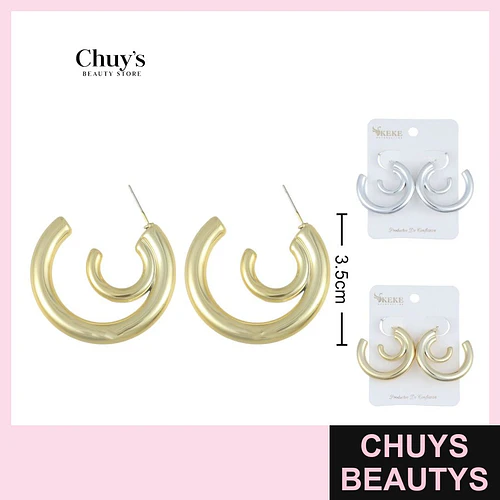 Pendientes CCB 1,1-3CM - Chuys Beautys | Chuys Beautys