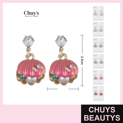 Pendientes de Aleación 2,5cm - Chuys Beautys | Chuys Beautys