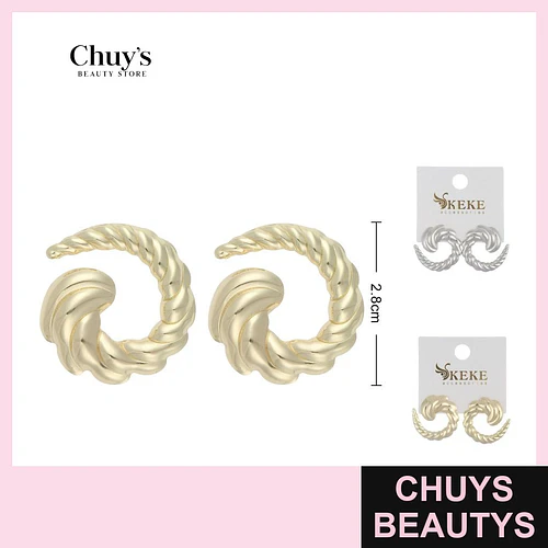 Pendientes CCB 30*30MM - Chuys Beautys | Chuys Beautys