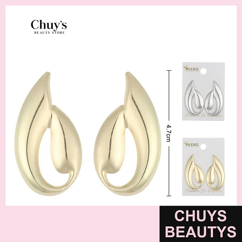 Pendientes CCB 25*47MM - Chuys Beautys | Chuys Beautys
