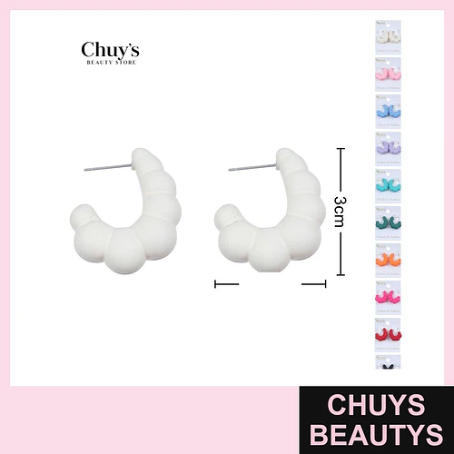Pendientes Zarcillos Colores - Chuys Beautys | Chuys Beautys