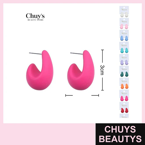 Pendientes Zarcillos Colores - Chuys Beautys | Chuys Beautys