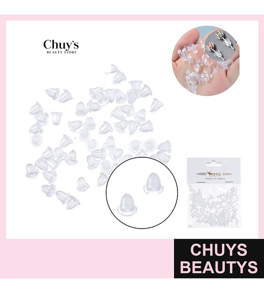 Taponcitos para Aretes 200 Pcs