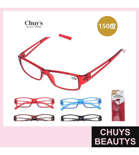 Lentes con Aumento Rojo