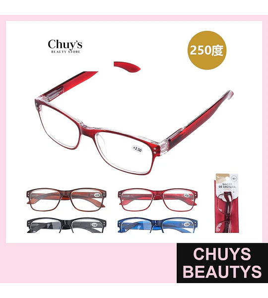 Lentes con Aumento 250 grados