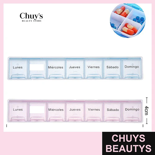 Pastilleros organizadores 7 compartimientos - Chuys Beautys | Chuys Beautys