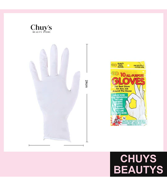 Guantes desechables 10PCS 9*24CM