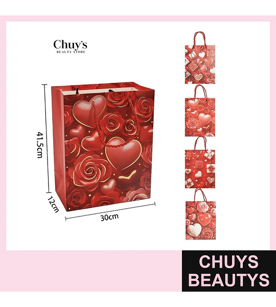 Bolsas para regalo corazón