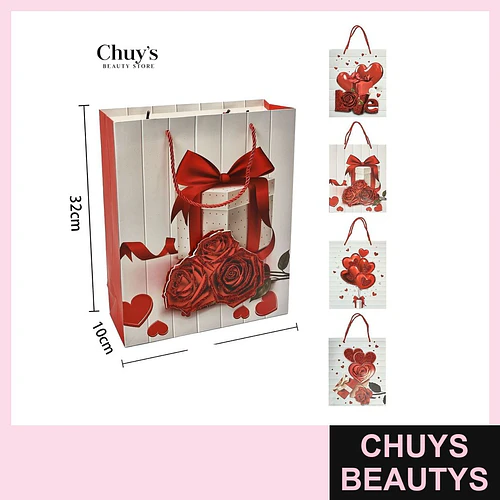 Bolsas para regalo corazón - Chuys Beautys | Chuys Beautys