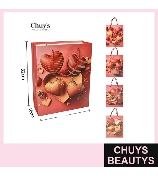 Bolsas para regalo corazón