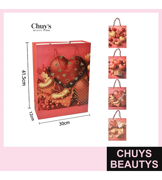 Bolsas para regalo corazón