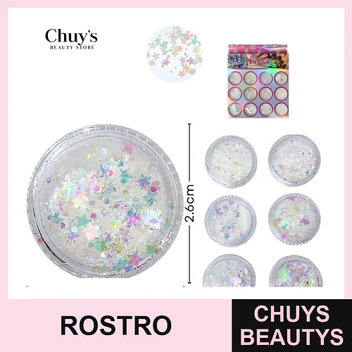 Polvo para Uñas Estrella Brillante - Chuys Beautys | Chuys Beautys