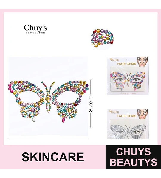 Stickers Faciales Mariposa