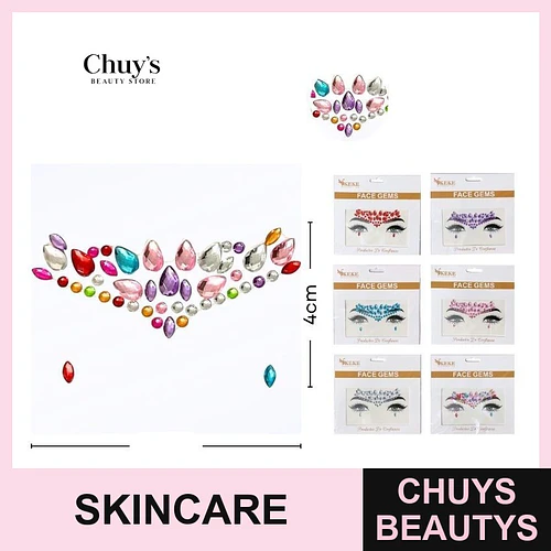 Stickers Faciales Brillantes - Chuys Beautys | Chuys Beautys