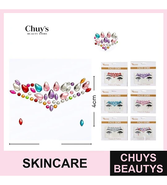 Stickers Faciales Brillantes
