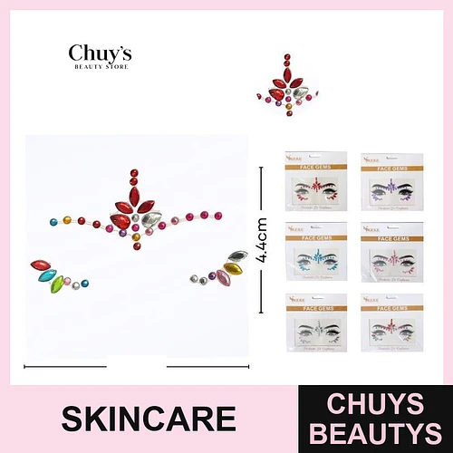 Stickers Faciales Coloridos - Chuys Beautys | Chuys Beautys