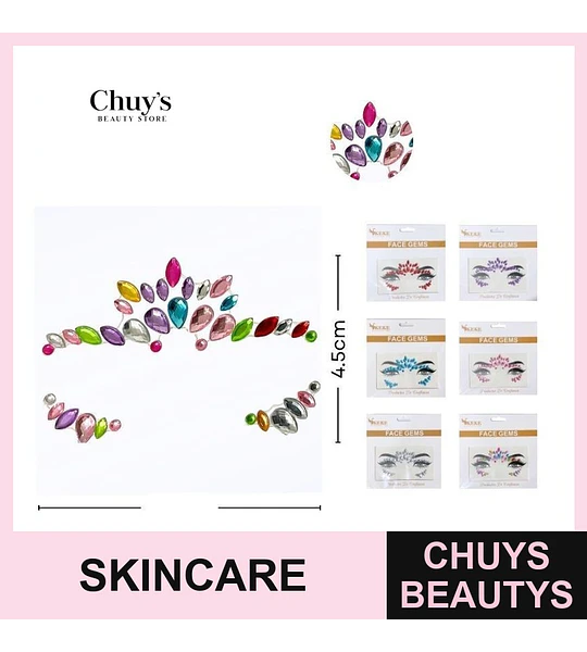 Stickes Faciales Brillantes