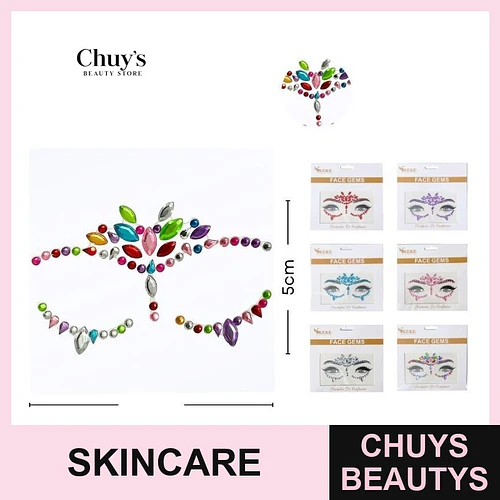 Stickers Faciales Brillantes - Chuys Beautys | Chuys Beautys