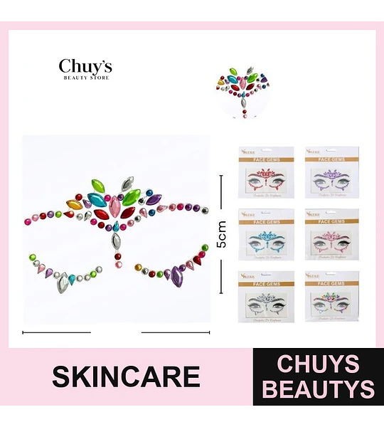 Stickers Faciales Brillantes