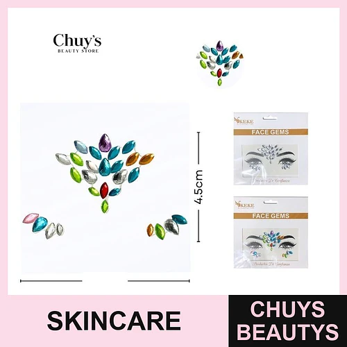 Stickers Faciales Brillantes - Chuys Beautys | Chuys Beautys