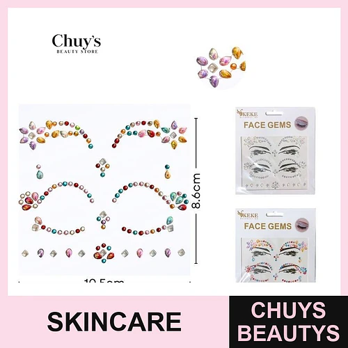 Stickers Faciales Brillantes - Chuys Beautys | Chuys Beautys