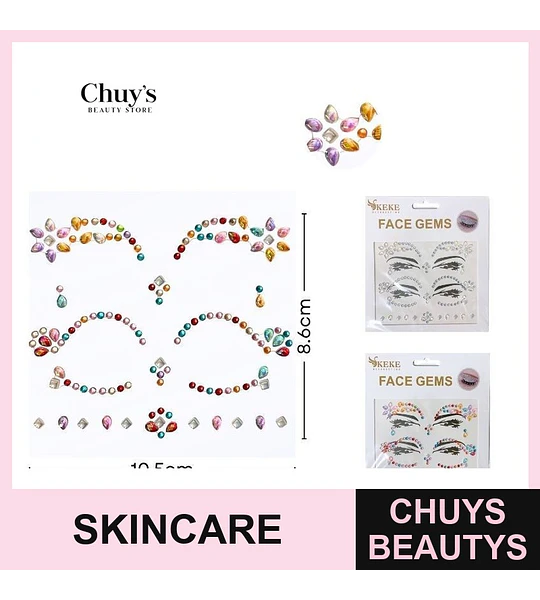 Stickers Faciales Brillantes