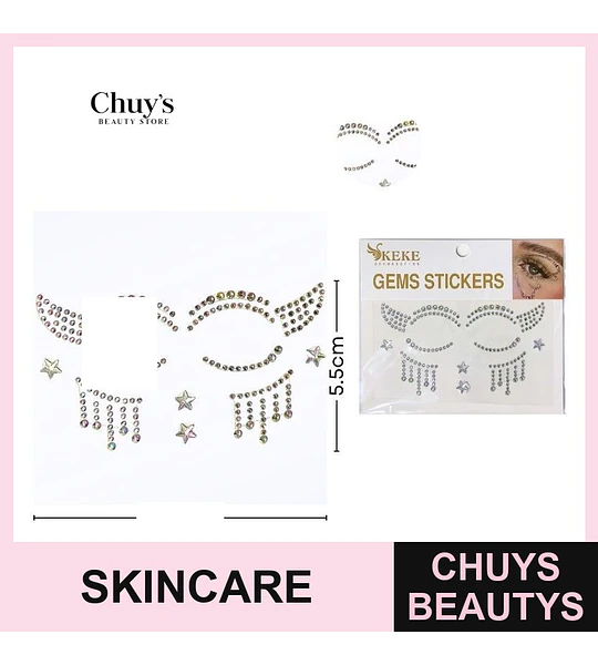 Stickers Faciales Brillantes