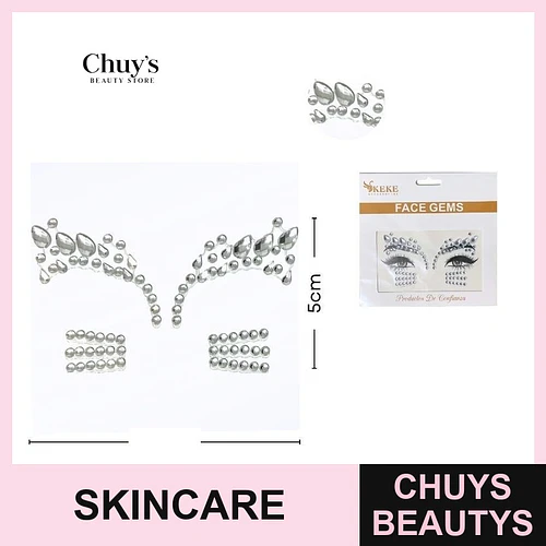 Stickers Faciales Brillantes - Chuys Beautys | Chuys Beautys