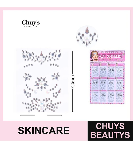 Stickers Faciales Brillantes