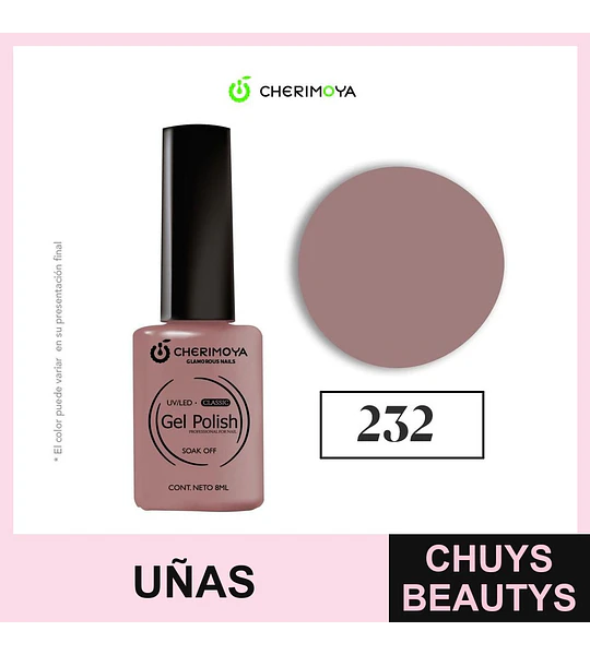 Esmalte Gel Polish UV/LED Classic N°232 Cherimoya 8ml