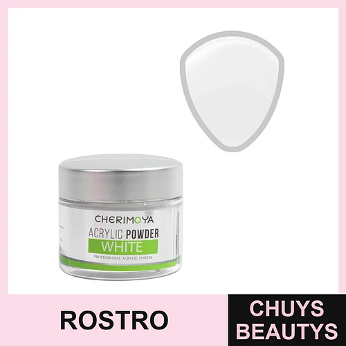 Polvo Acrílico Blanco Cherimoya para Uñas Profesionales - Chuys Beautys | Chuys Beautys