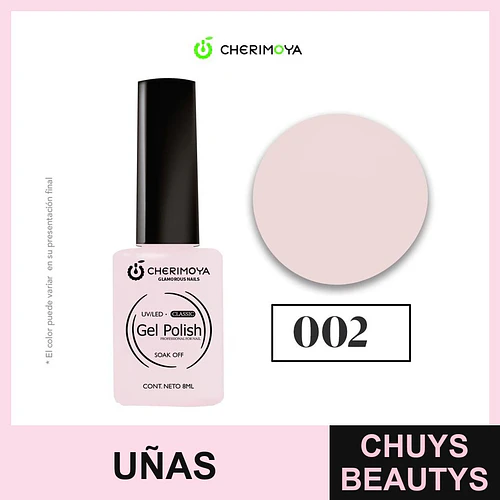 Esmalte Gel Polish Classic 002 Cherimoya 8ml - Chuys Beautys | Chuys Beautys