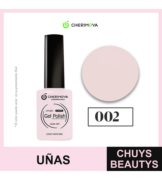 Esmalte Gel Polish Classic 002 Cherimoya 8ml