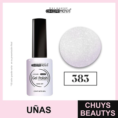 Gel Polish Cherimoya 383 Soak Off UV/LED Classic 8ml - Chuys Beautys | Chuys Beautys
