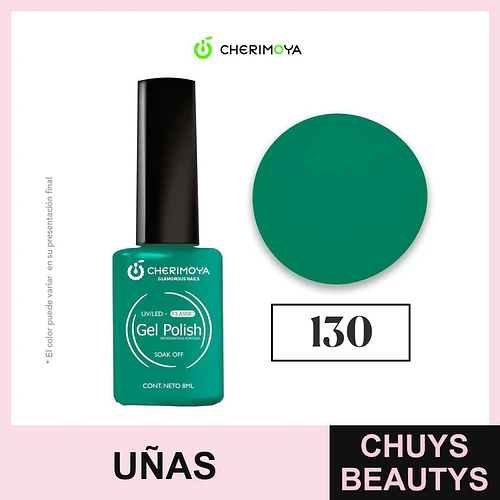 Esmalte Gel Polish Classic UV/LED 130 Soak Off Cherimoya 8ml - Chuys Beautys | Chuys Beautys
