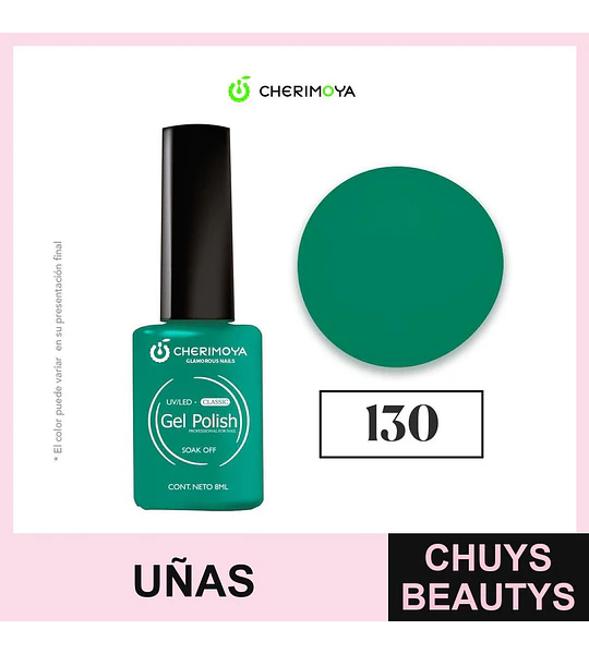 Esmalte Gel Polish Classic UV/LED 130 Soak Off Cherimoya 8ml