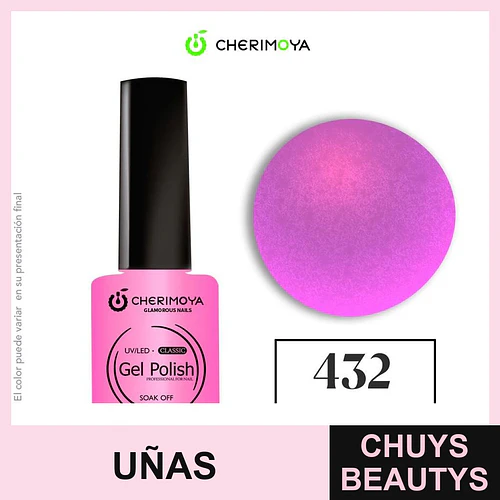 Gel Polish Classic UV/LED Soak Off 8ml Cherimoya 432 - Chuys Beautys | Chuys Beautys