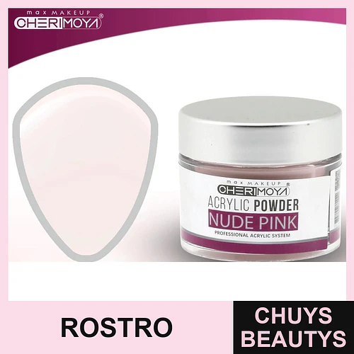Acrílico en polvo Cherimoya Nude Pink CH088-004 30gr - Chuys Beautys | Chuys Beautys