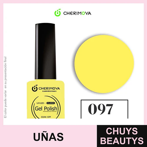 Esmalte Gel Polish Classic 097 Amarillo Cherimoya 8ml - Chuys Beautys | Chuys Beautys