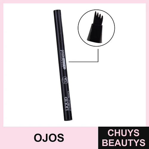 Lápiz líquido para cejas Cherimoya color negro - Chuys Beautys | Chuys Beautys