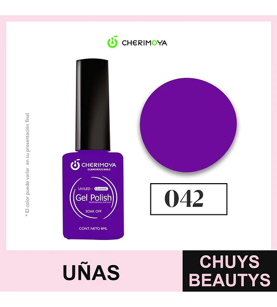 Gel Polish Cherimoya 042 Soak Off UV/LED 8ml