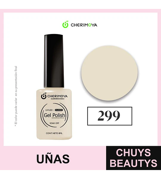 Esmalte Gel Polish UV/LED Classic Soak Off 299 Cherimoya 8ml