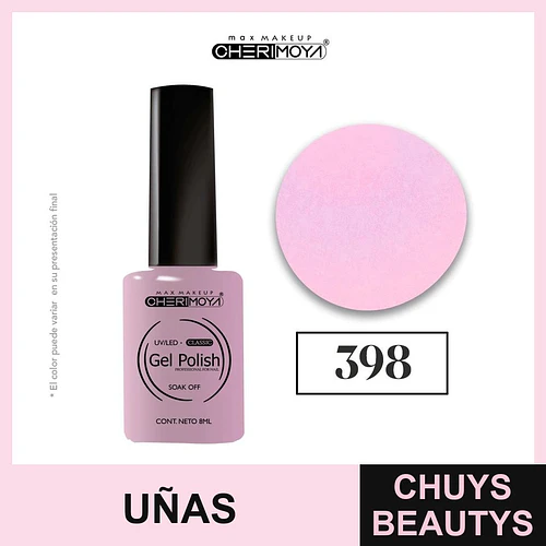 Gel Polish Soak Off 398 Cherimoya 8ml - Chuys Beautys | Chuys Beautys
